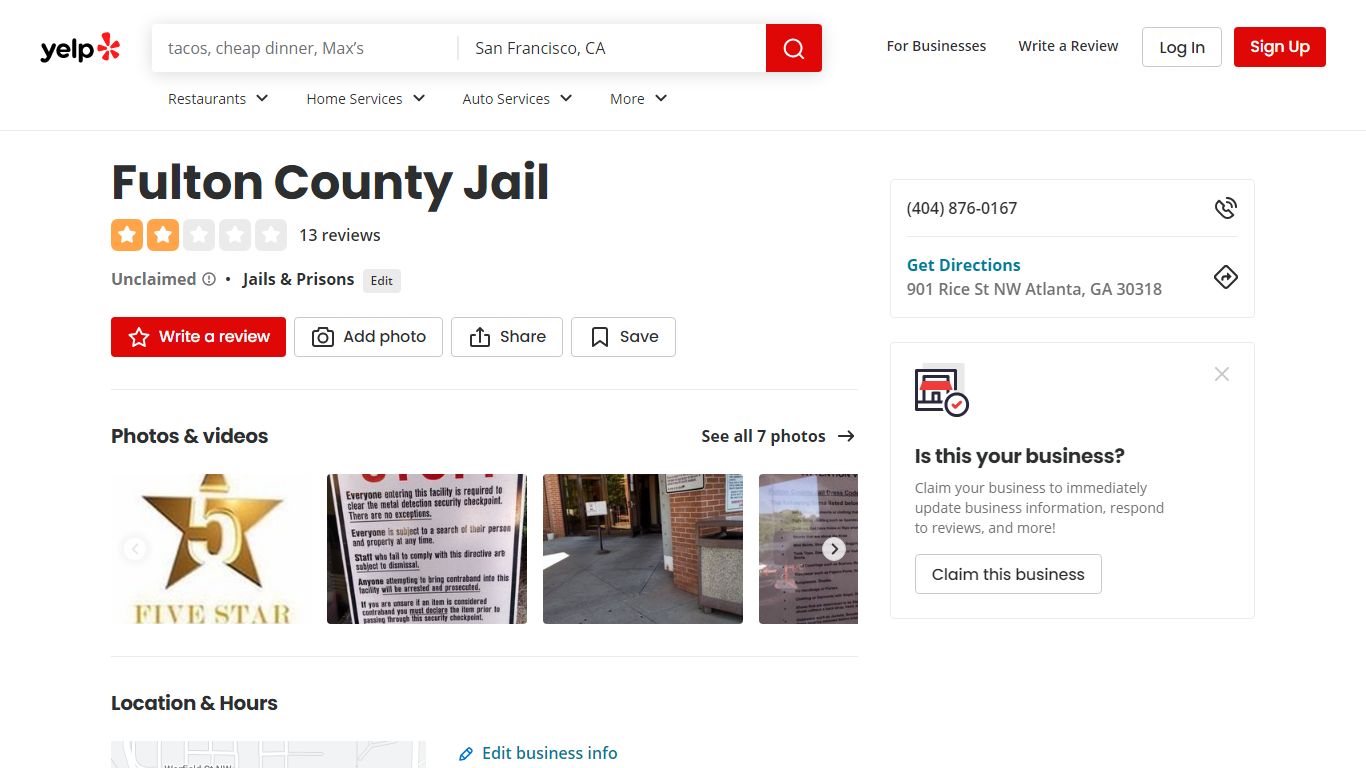 FULTON COUNTY JAIL - 13 Reviews - Jails & Prisons - Yelp